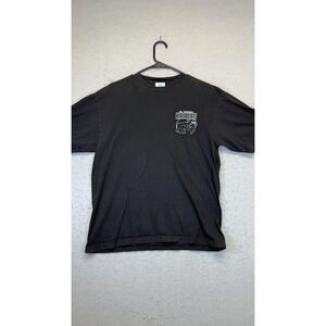 Bad Dog Shirt Mens Large Black Bulldog Back Graphic Heavyweight Ringspun Cotton